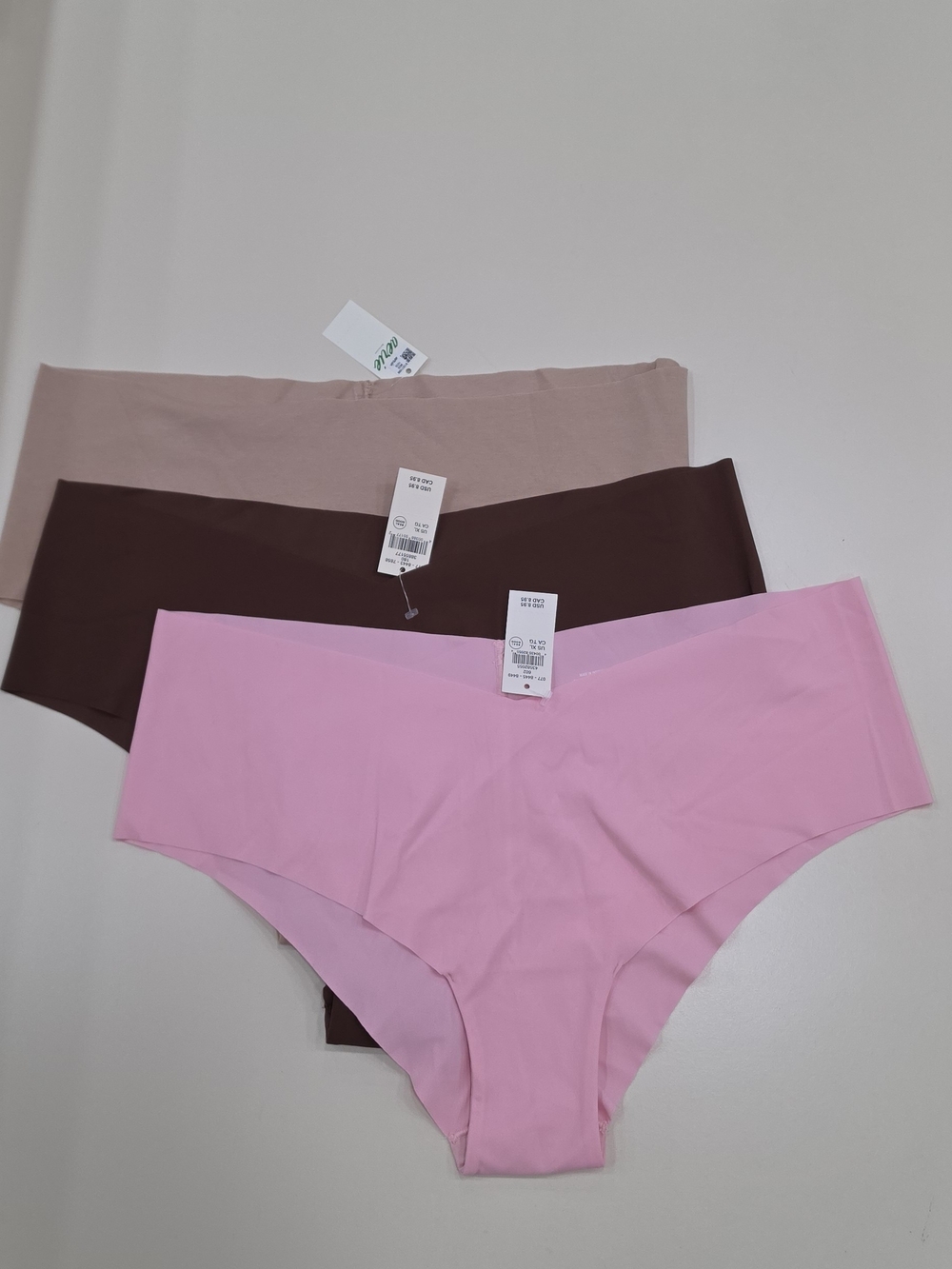 aerie Women's Seamless Hipster Briefs Trio in Pink, Nude, Chocolate - Picture 11 of 11